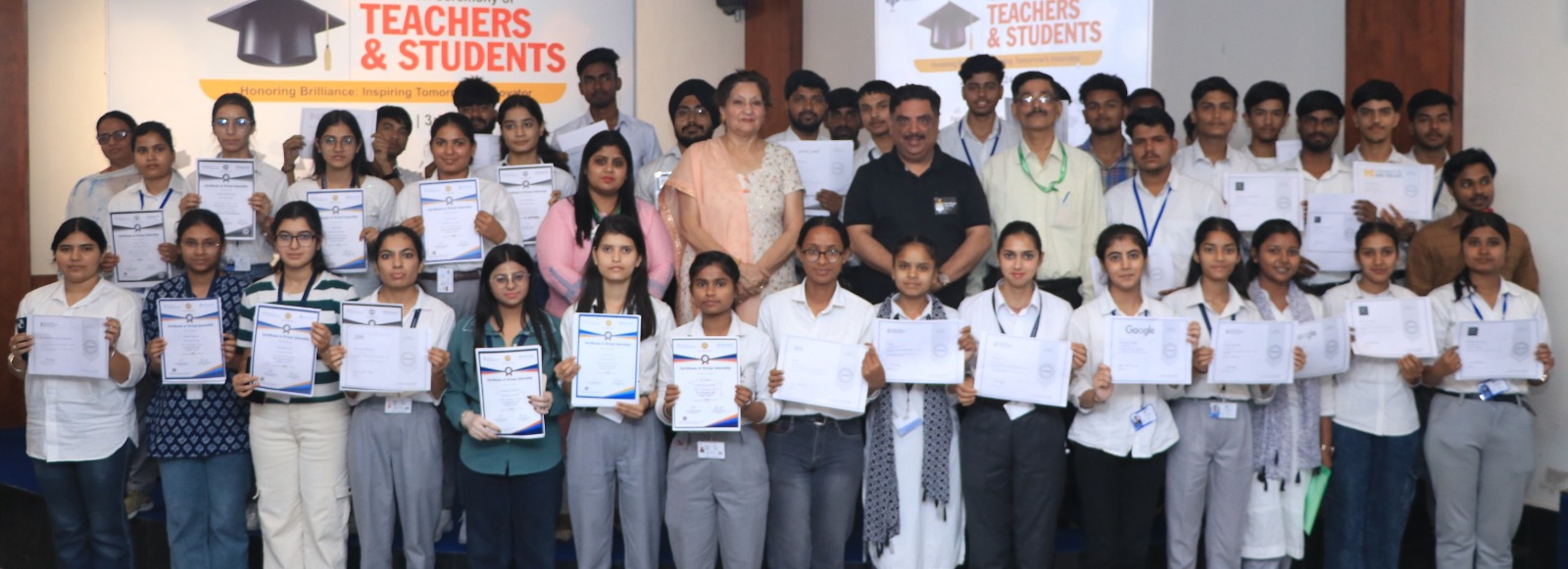 Desh Bhagat University honored teachers and students